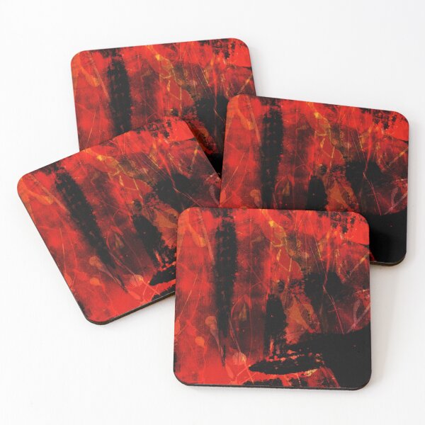 Item preview, Abstract Nature Red and Black Textures designed and sold by NickDedidis.