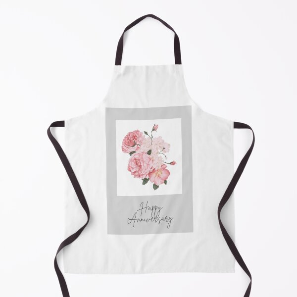 Item preview, HAPPY ANNIVERSARY CARD, FLORAL, PINK ROSES, GREETING CARDS designed and sold by AASparksDesigns.