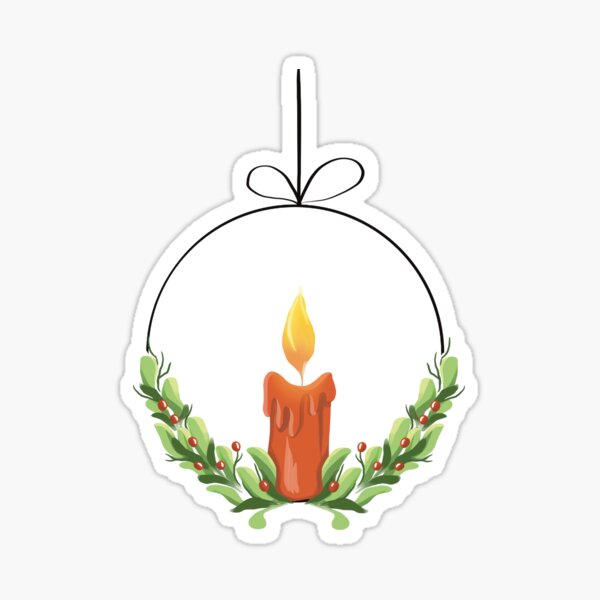 Item preview, Christmas Candle Decoration designed and sold by Iras-Art-Corner.