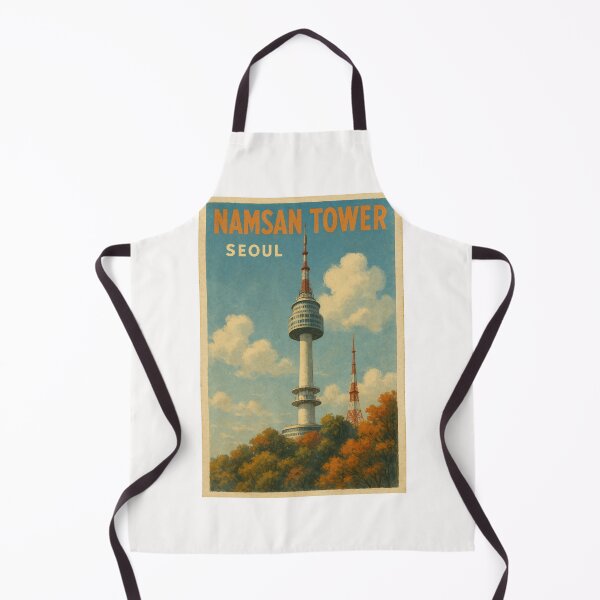 Item preview, Namsan Tower in Autumn – Seoul City View designed and sold by Places On Earth.