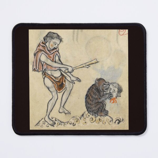 Item preview, Grotesque scene from a Medieval Bestiary  designed and sold by VintageManiac.