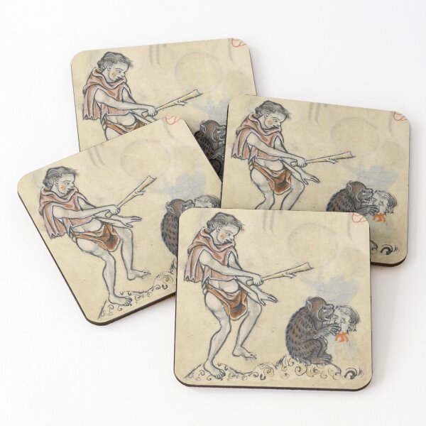 Item preview, Grotesque scene from a Medieval Bestiary  designed and sold by VintageManiac.