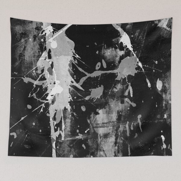 Item preview, Abstract Chaos Black And White Acrylic Textures designed and sold by NickDedidis.