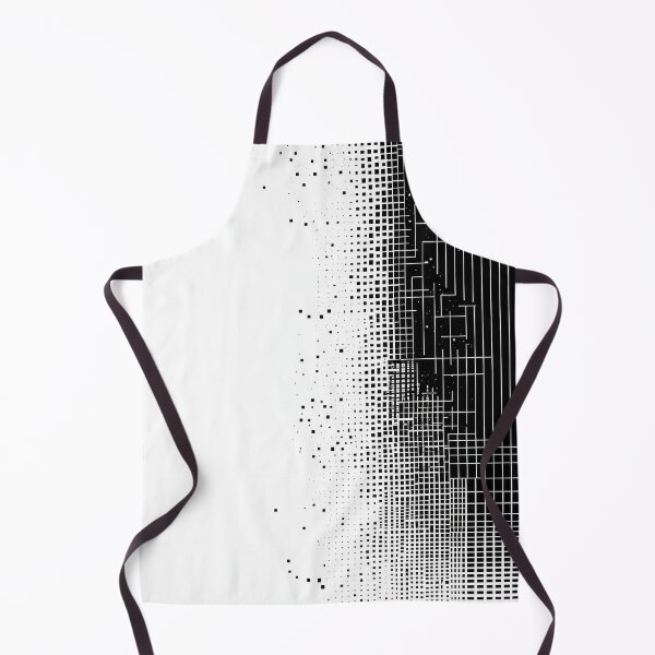 Item preview,  Pixelated Gradation, Black and White Design 1 designed and sold by SparroCreative.
