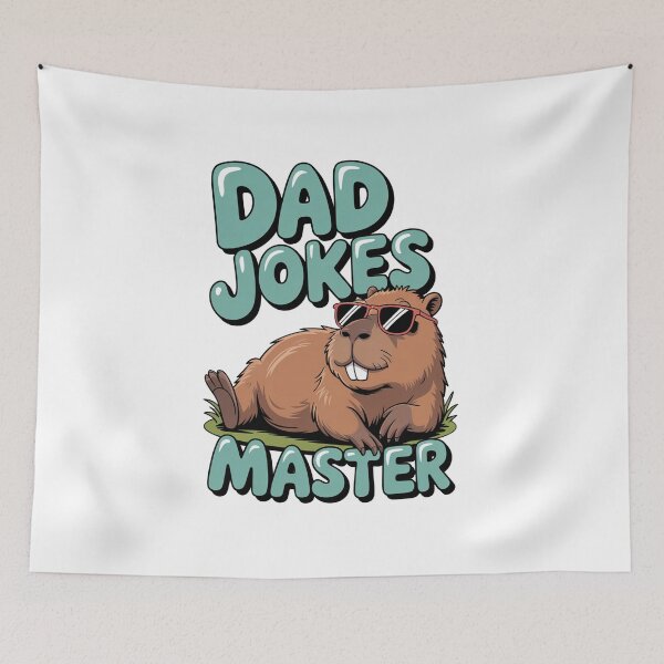 Item preview, Copy of Dad Jokes Master Funny Capybara designed and sold by MonkiFlipp.