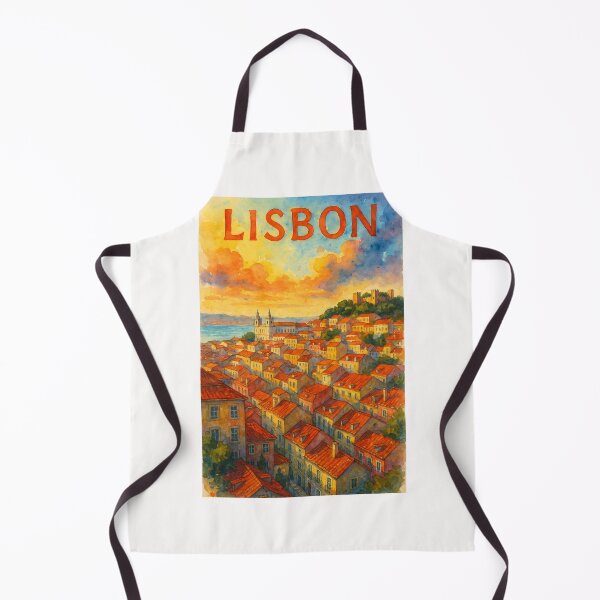 Item preview, Lisbon Rooftops at Sunset – Portugal’s Historic Hills designed and sold by Places On Earth.