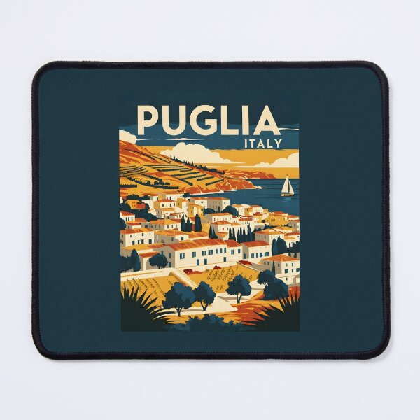 Item preview, A Vintage Travel Illustration of Puglia - Italy designed and sold by GoodOldVintage.