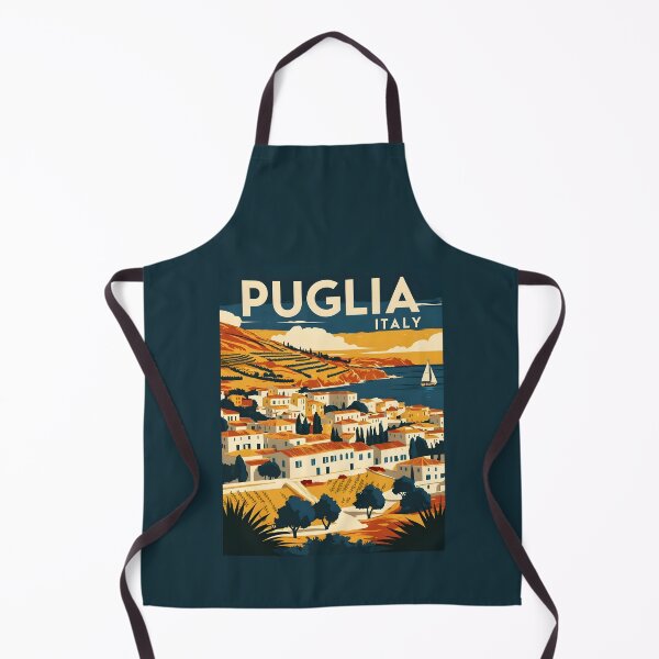 Item preview, A Vintage Travel Illustration of Puglia - Italy designed and sold by GoodOldVintage.
