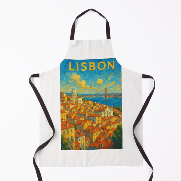 Item preview, Lisbon and 25 de Abril Bridge – Portugal City View designed and sold by Places On Earth.