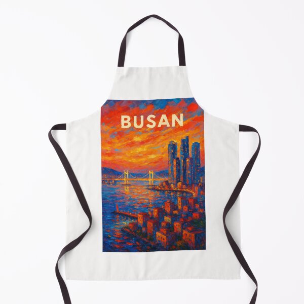 Item preview, Busan at Sunset – Gwangan Bridge and Skyline Glow designed and sold by Places On Earth.