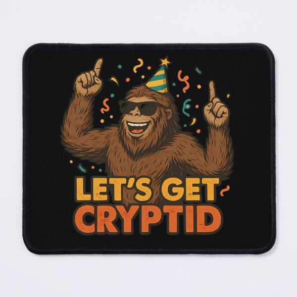 Item preview,  Let’s Get Cryptid – Funny Bigfoot Party Design designed and sold by Jason123za.
