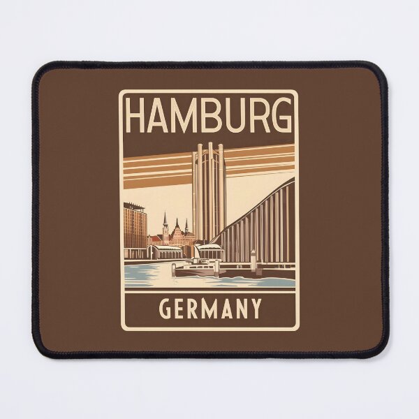 Item preview, A Vintage Travel Art of Hamburg - Germany  designed and sold by GoodOldVintage.