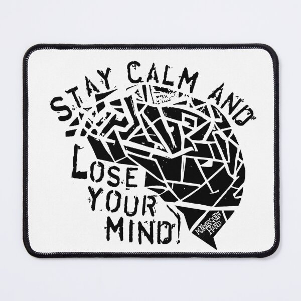 Item preview, Mannequin Hand 'Lose Your Mind' Black designed and sold by Cosmic Vox Design.