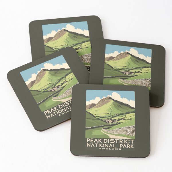 Item preview, A Vintage Illustration of Peak District National Park - England  designed and sold by GoodOldVintage.