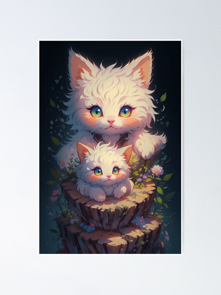 Thumbnail 1 of 3, Poster, Cats designed and sold by RaF71PrO.