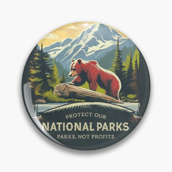 Item preview, Bear Resist Protect Our National Parks designed and sold by Wild-Co.