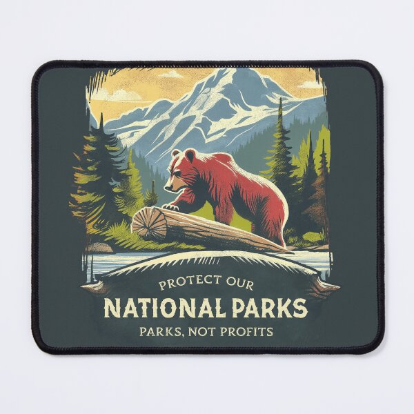 Item preview, Bear Resist Protect Our National Parks designed and sold by Wild-Co.