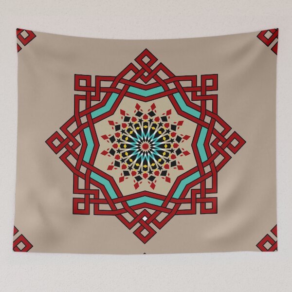 Item preview, Decorated Star – Islamic Geometric Pattern designed and sold by Tarjiart.