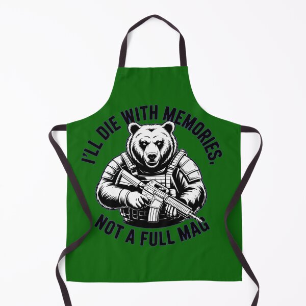 Item preview, Bear I'll Die With Memories Not A FullMag designed and sold by InspireArt77.