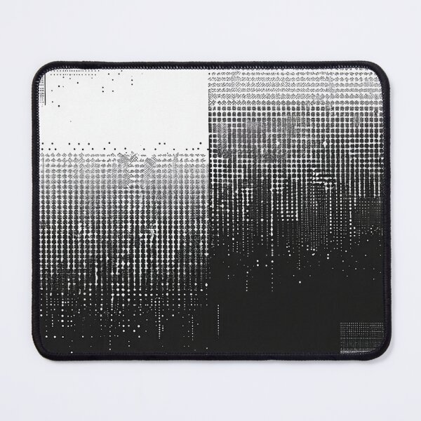 Item preview, Pixelated Gradation, Black and White Design 2 designed and sold by SparroCreative.