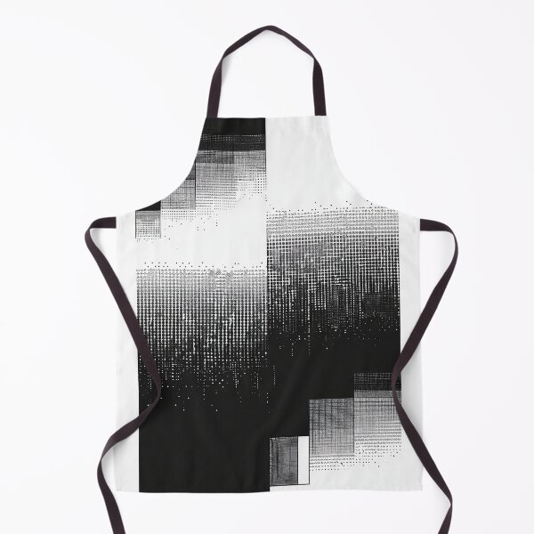 Item preview, Pixelated Gradation, Black and White Design 2 designed and sold by SparroCreative.