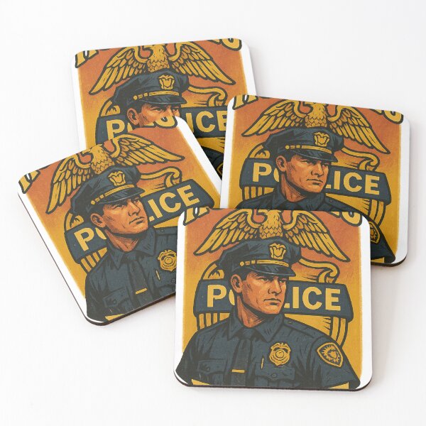 Item preview, Honolulu Officer and Badge – Hawaii Law Icon designed and sold by Aryabek.