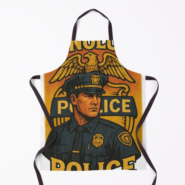 Item preview, Honolulu Officer and Badge – Hawaii Law Icon designed and sold by Aryabek.