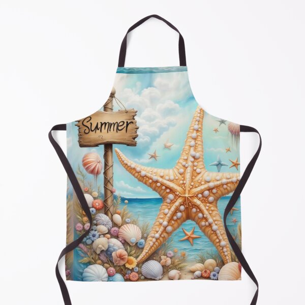 Item preview, Seashells and Starfish Coastal Dreamscape designed and sold by purplesensation.