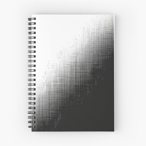 Item preview, Pixelated Gradation, Black and White Design 3 designed and sold by SparroCreative.