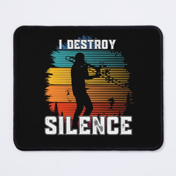 Item preview, Funny Trombone Vintage I Destroy Silence designed and sold by Zayavca.