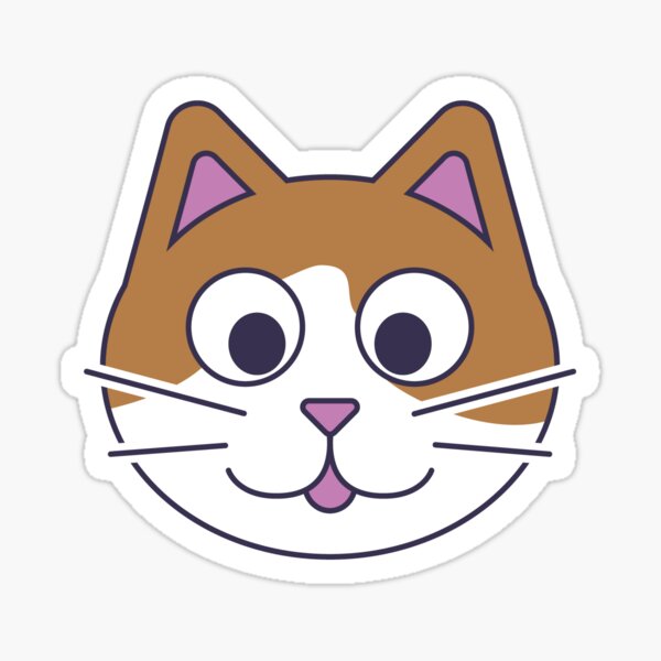 Cat Mecki Sticker