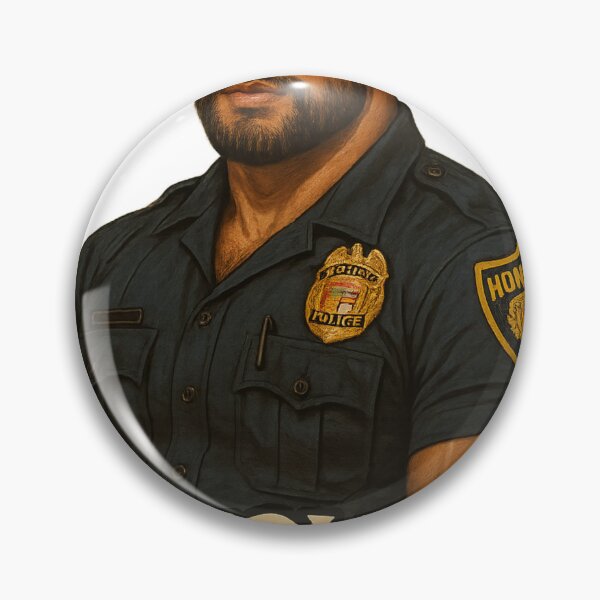Item preview, Honolulu Officer Portrait – Hawaiian Authority Style designed and sold by Aryabek.