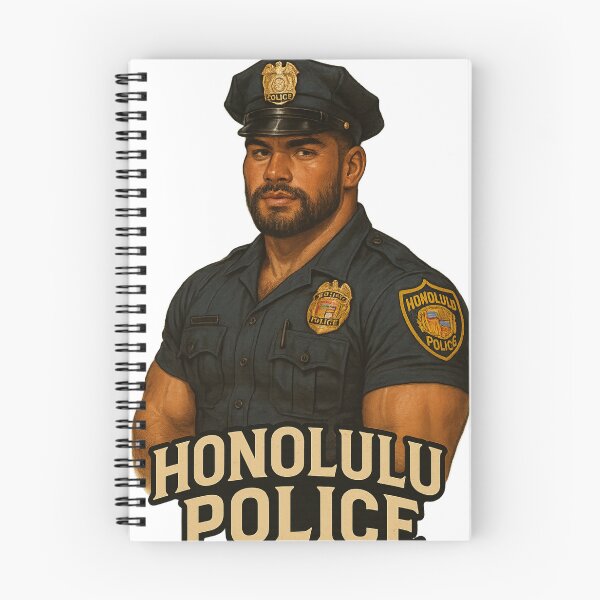 Item preview, Honolulu Officer Portrait – Hawaiian Authority Style designed and sold by Aryabek.