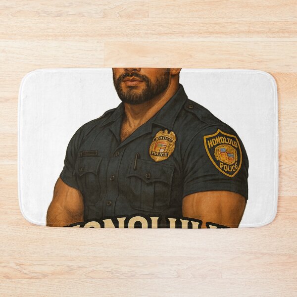 Item preview, Honolulu Officer Portrait – Hawaiian Authority Style designed and sold by Aryabek.
