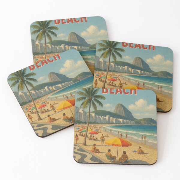 Item preview, Copacabana Beach View – Rio’s Iconic Shoreline designed and sold by Aryabek.