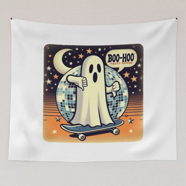 Item preview,  Bail Out: The Ghost BOO Who Came to Crush Your Vibe CLASSIC T-SHIRT designed and sold by inkfluenceart.