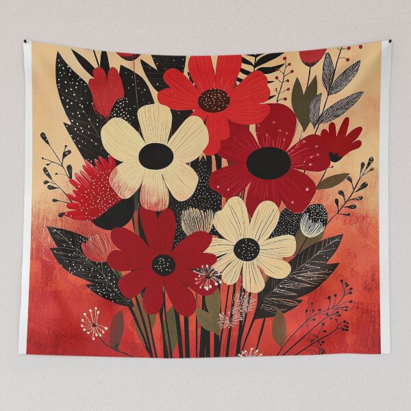 Item preview, 1945 Lush Seasonal Bouquet designed and sold by nikoart001.
