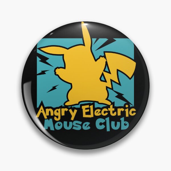Item preview, Angry Electric Mouse Club designed and sold by RetroRayDesigns.