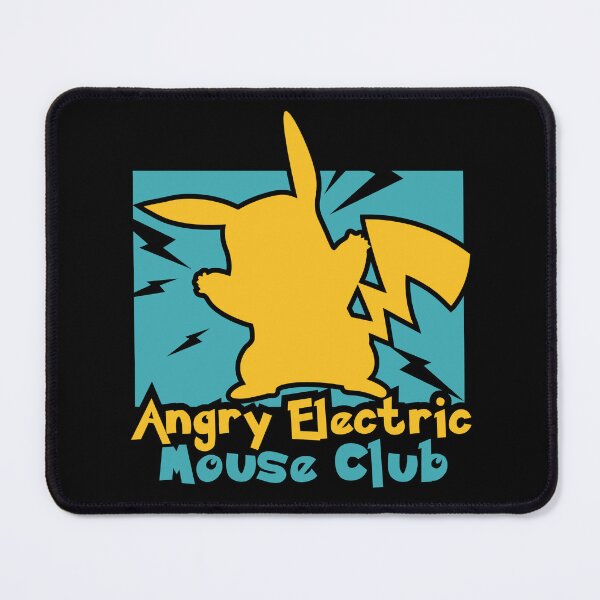 Item preview, Angry Electric Mouse Club designed and sold by RetroRayDesigns.