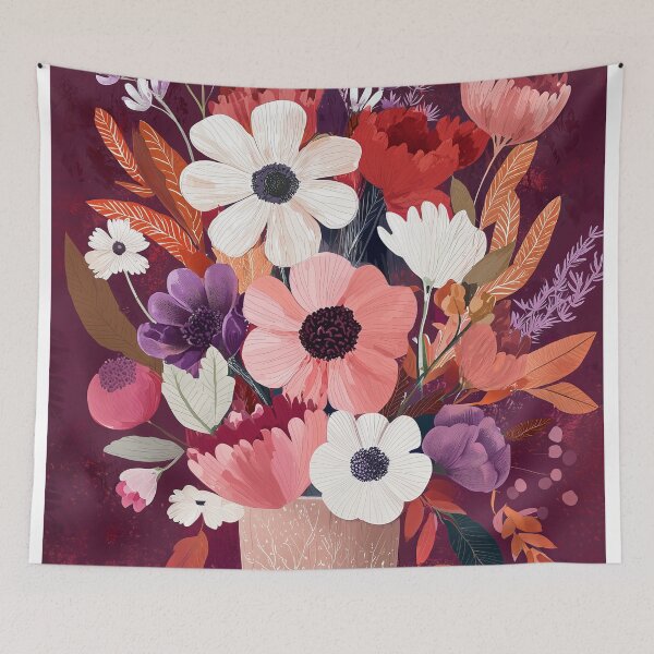 Item preview, 1952 Lush Seasonal Bouquet designed and sold by nikoart001.