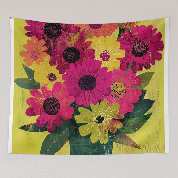 Item preview, 1953 Lush Seasonal Bouquet designed and sold by nikoart001.
