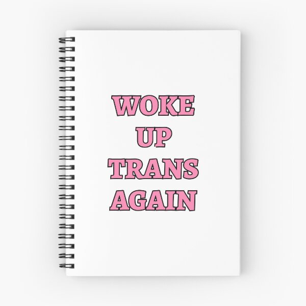 Item preview, Woke up trans again - funny trans humor designed and sold by Inspirationmotivation.