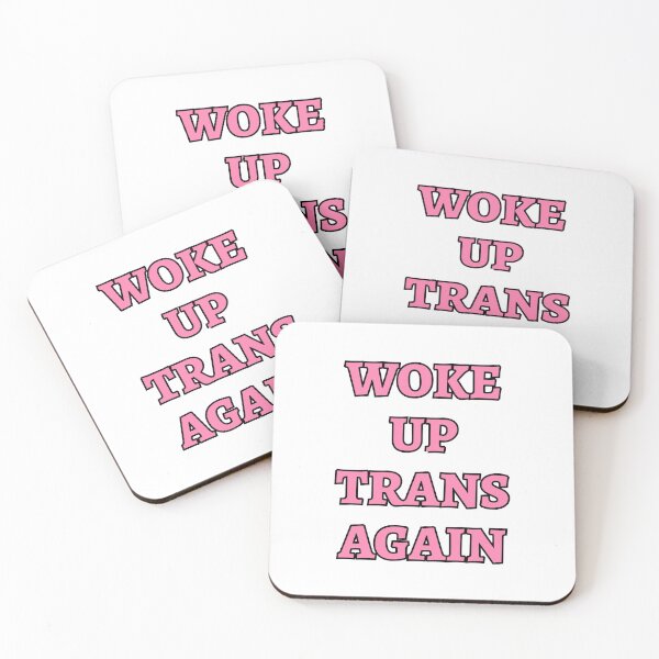 Item preview, Woke up trans again - funny trans humor designed and sold by Inspirationmotivation.