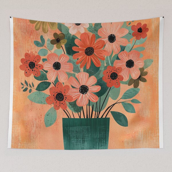 Item preview, 1954 Lush Seasonal Bouquet designed and sold by nikoart001.