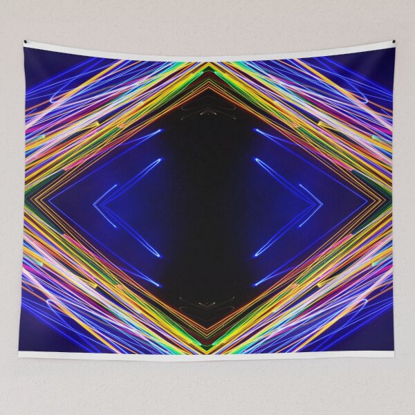 Item preview, Disco Diamond, Vintage Light Trail Photography Art designed and sold by Art by Agnes Bosze.