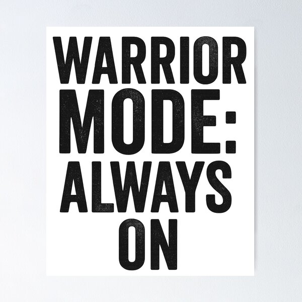 Item preview, Warrior Mode: Always On | Chronic Illness Warrior Tees designed and sold by Jaruwan Loket.