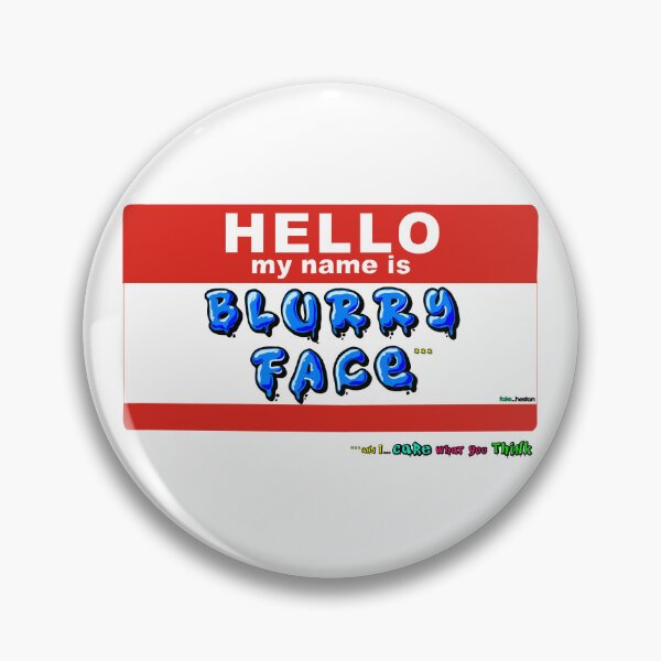 Item preview, Blurry Face designed and sold by Fake Heston’s Scribble Emporium.