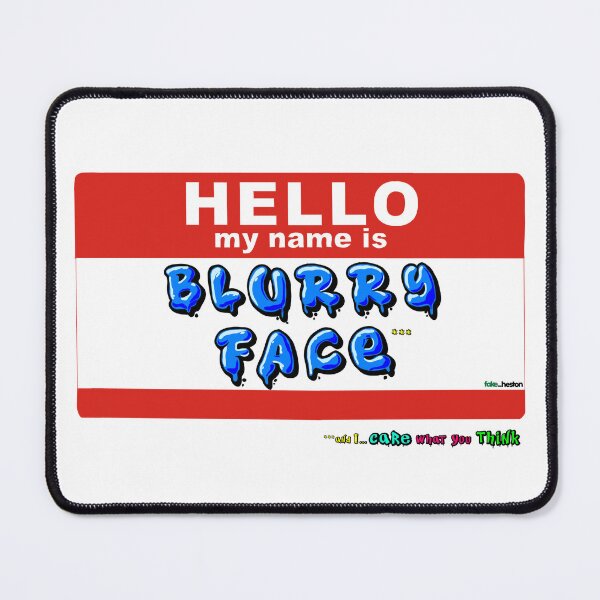 Item preview, Blurry Face designed and sold by Fake Heston’s Scribble Emporium.