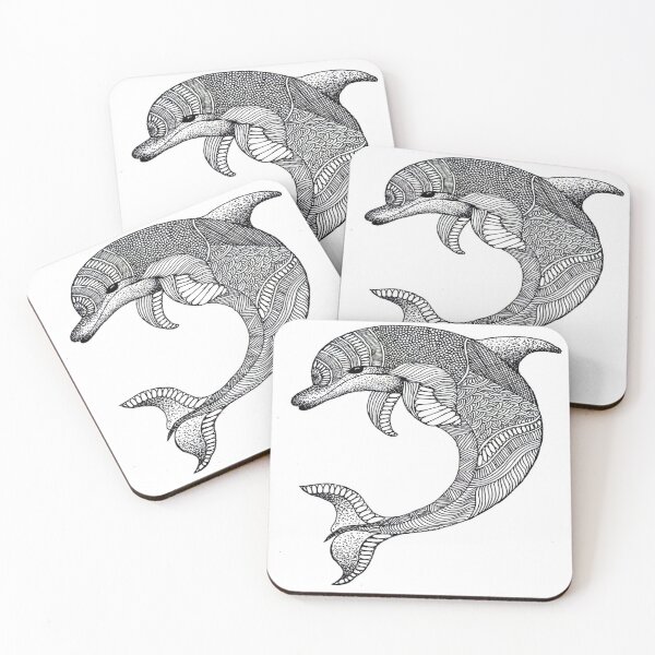 Item preview, beautiful dolphin mandala art designed and sold by NivyasArtistry.