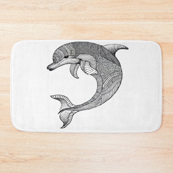 Item preview, beautiful dolphin mandala art designed and sold by NivyasArtistry.